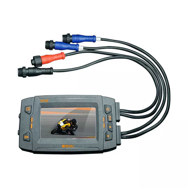 IP65 กล้องติดรถยนต์แบบเลนส์คู่กันน้ำระดับ IP65